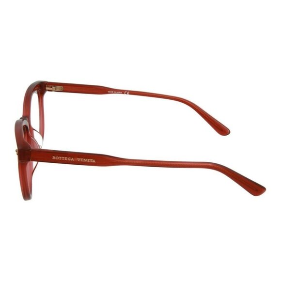 Bottega Veneta Womens Round/Oval Red Red Transparent Fashion Designer Eyewear - Picture 3 of 4